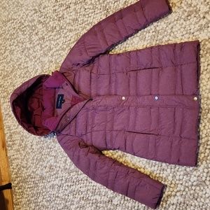 LAST CHANCE Lands End down parka with detachable hood in small